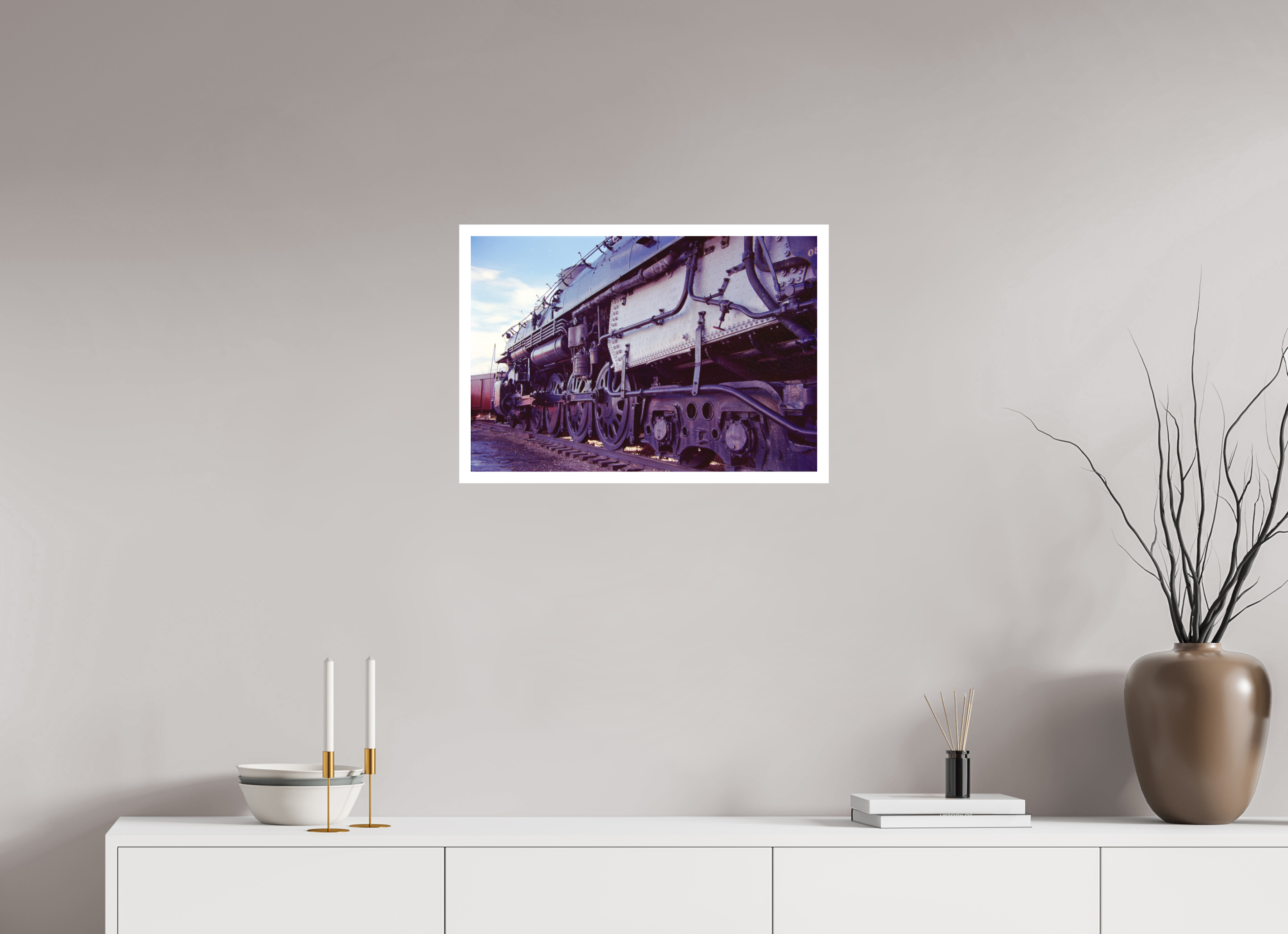23.5 x 16″, Hahnemuhle Ultra-Smooth Trains Colorado Three