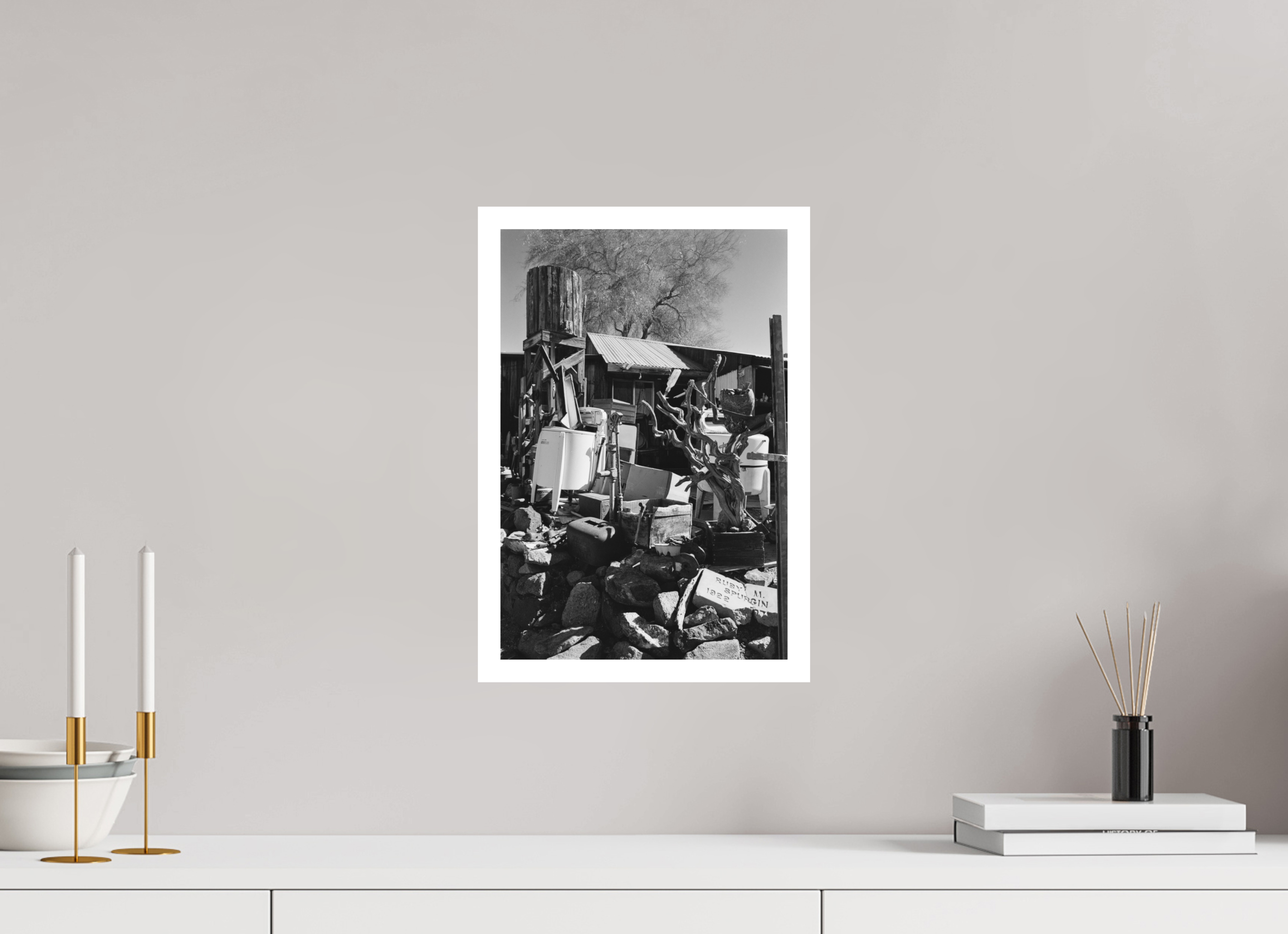 10 x 15″, Hahnemuhle Ultra-Smooth Abstract Oatman Arizona