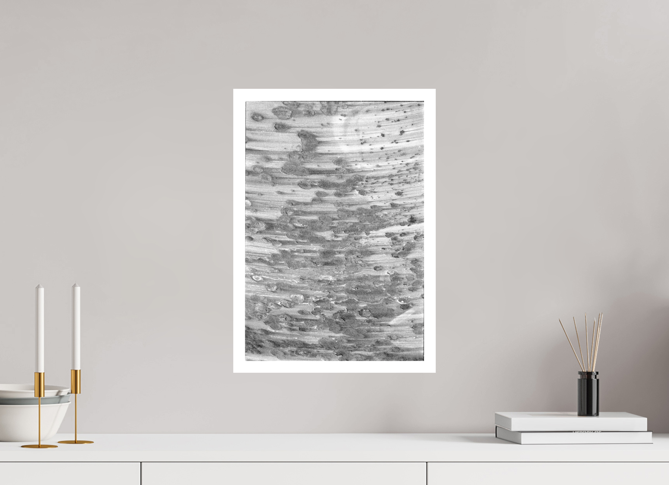 12 x 17.5″, Hahnemuhle Ultra-Smooth Abstract Trains Five