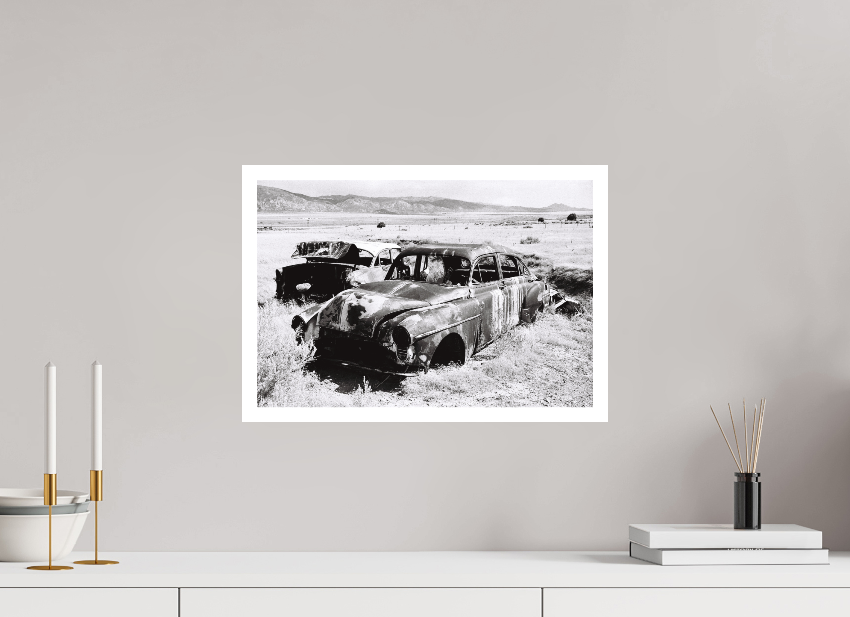 17.8 x 12″, Hahnemuhle Ultra-Smooth Erosion Car One