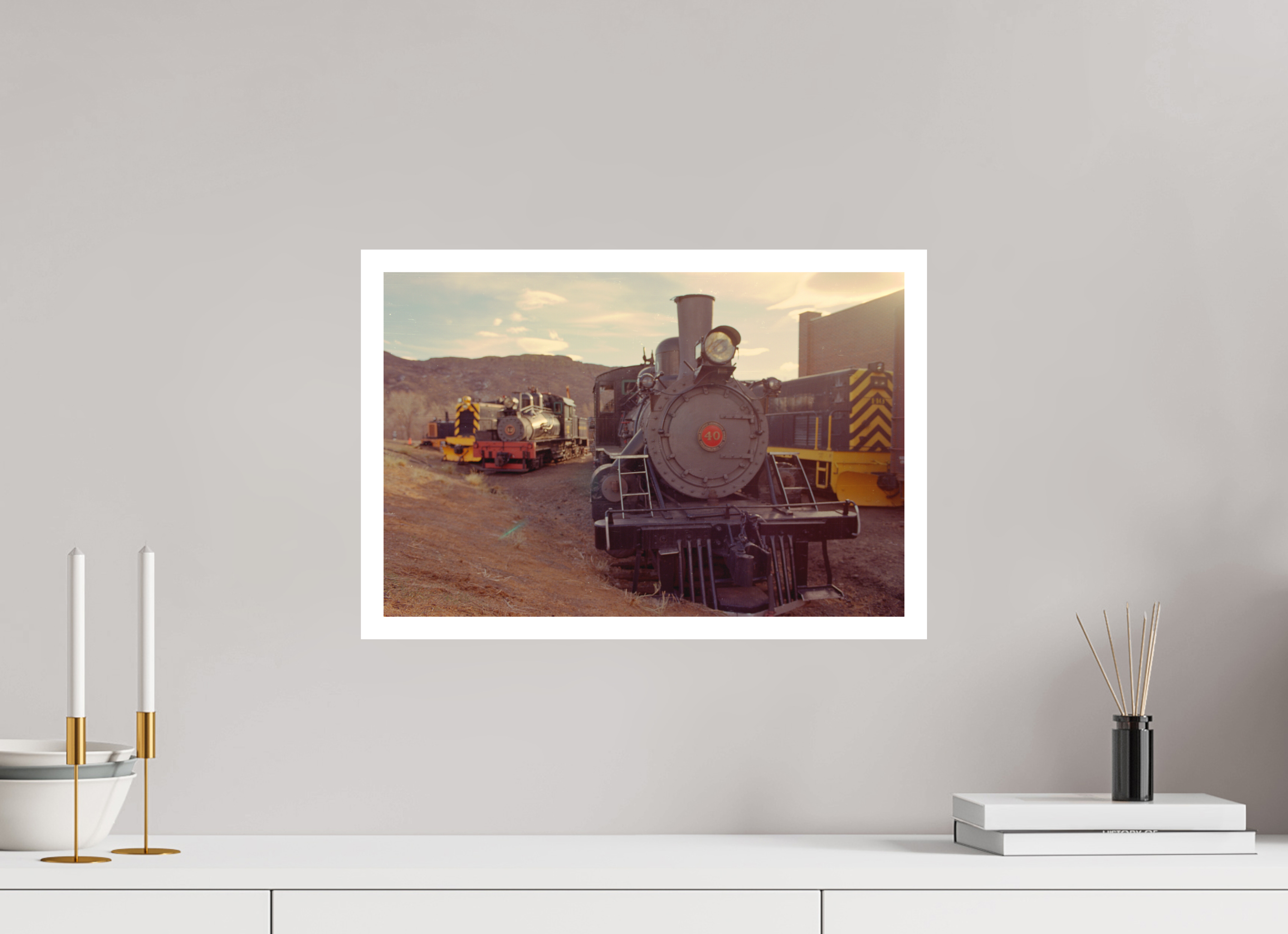 18.1 x 12″, Hahnemuhle Ultra-Smooth Trains Colorado Nine