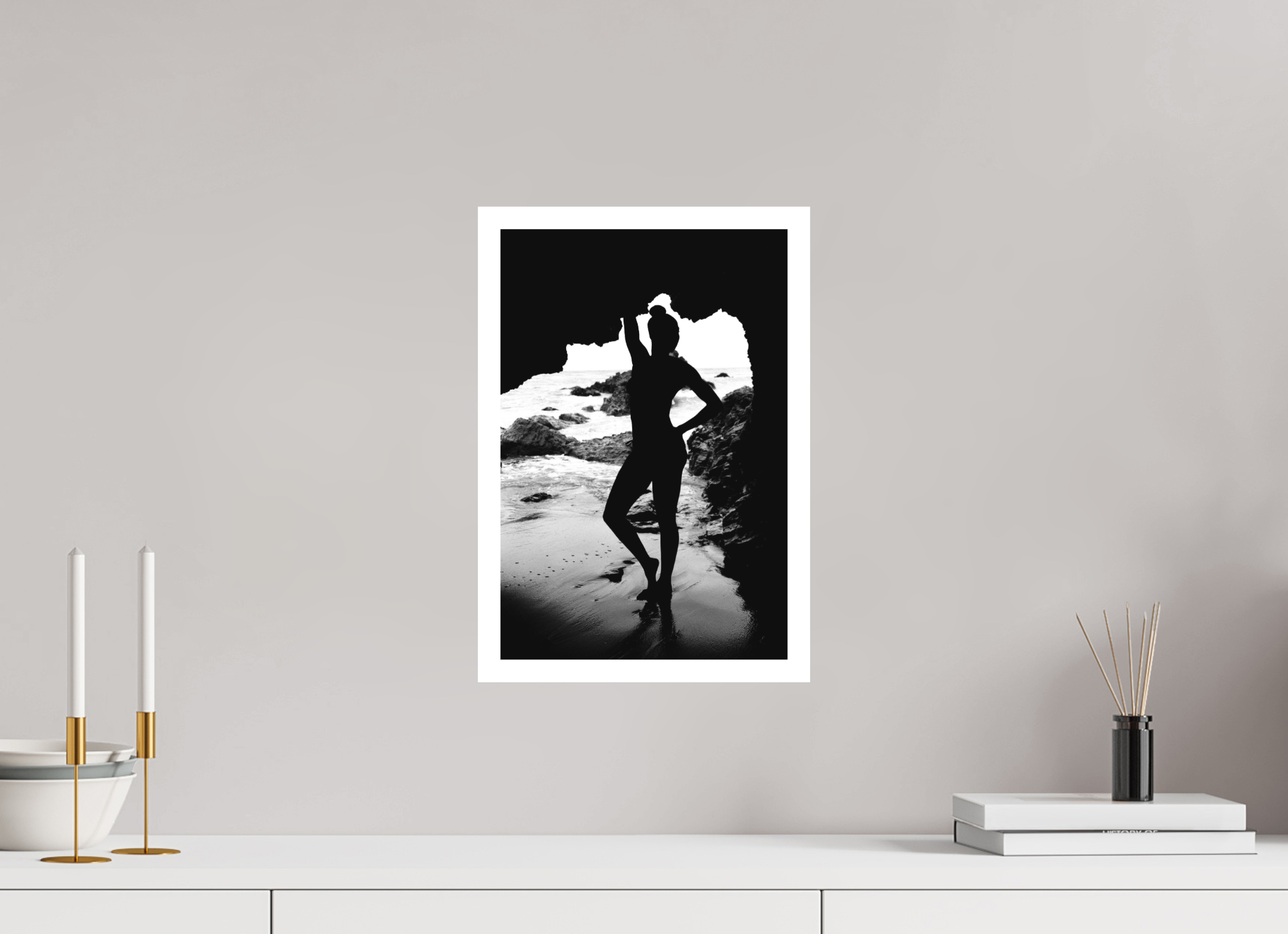 10 x 15″, Hahnemuhle Ultra-Smooth Leo Carrillo State Beach Three