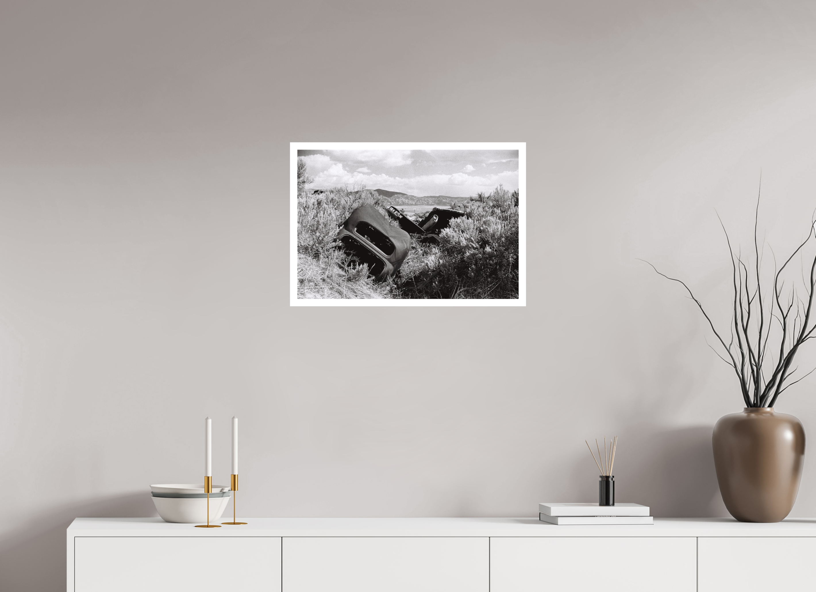 23.7 x 16″, Hahnemuhle Ultra-Smooth Erosion Car Two