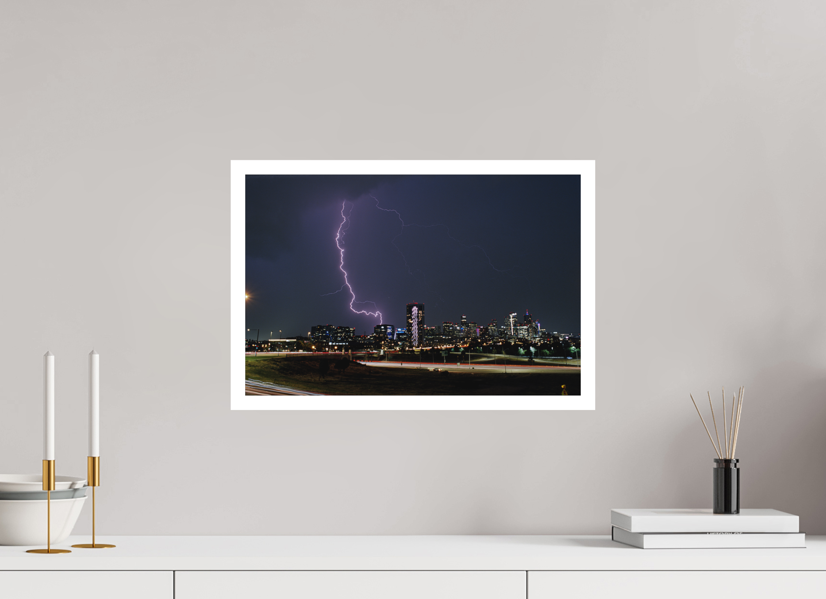18.2 x 12″, Hahnemuhle Ultra-Smooth Downtown Lightning