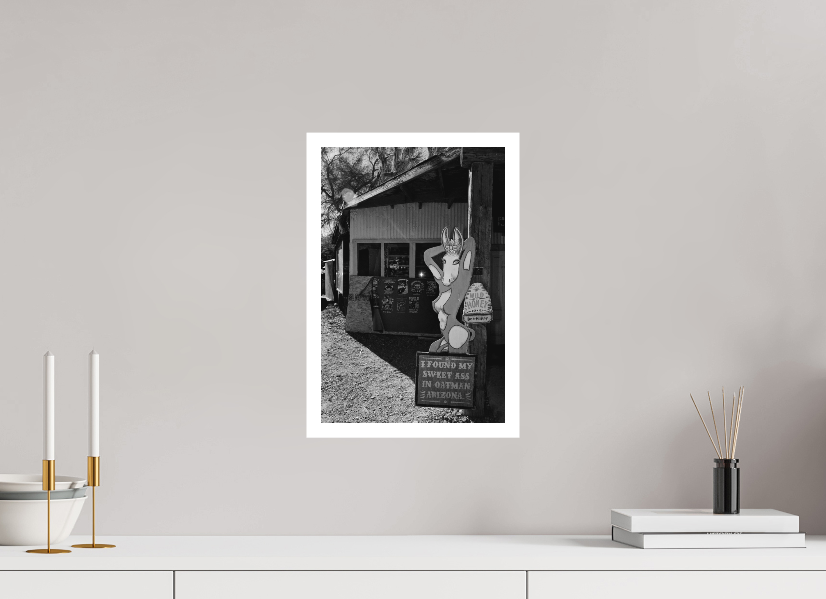 10 x 15″, Hahnemuhle Ultra-Smooth Abstract Oatman Arizona