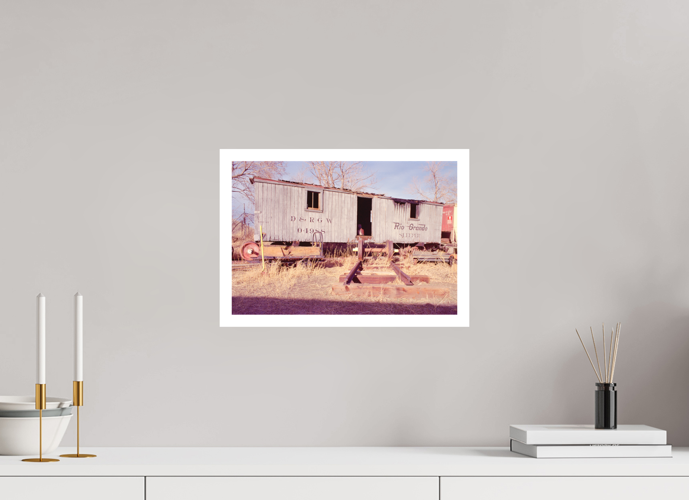 14.7 x 10″, Hahnemuhle Ultra-Smooth Trains Colorado Eight