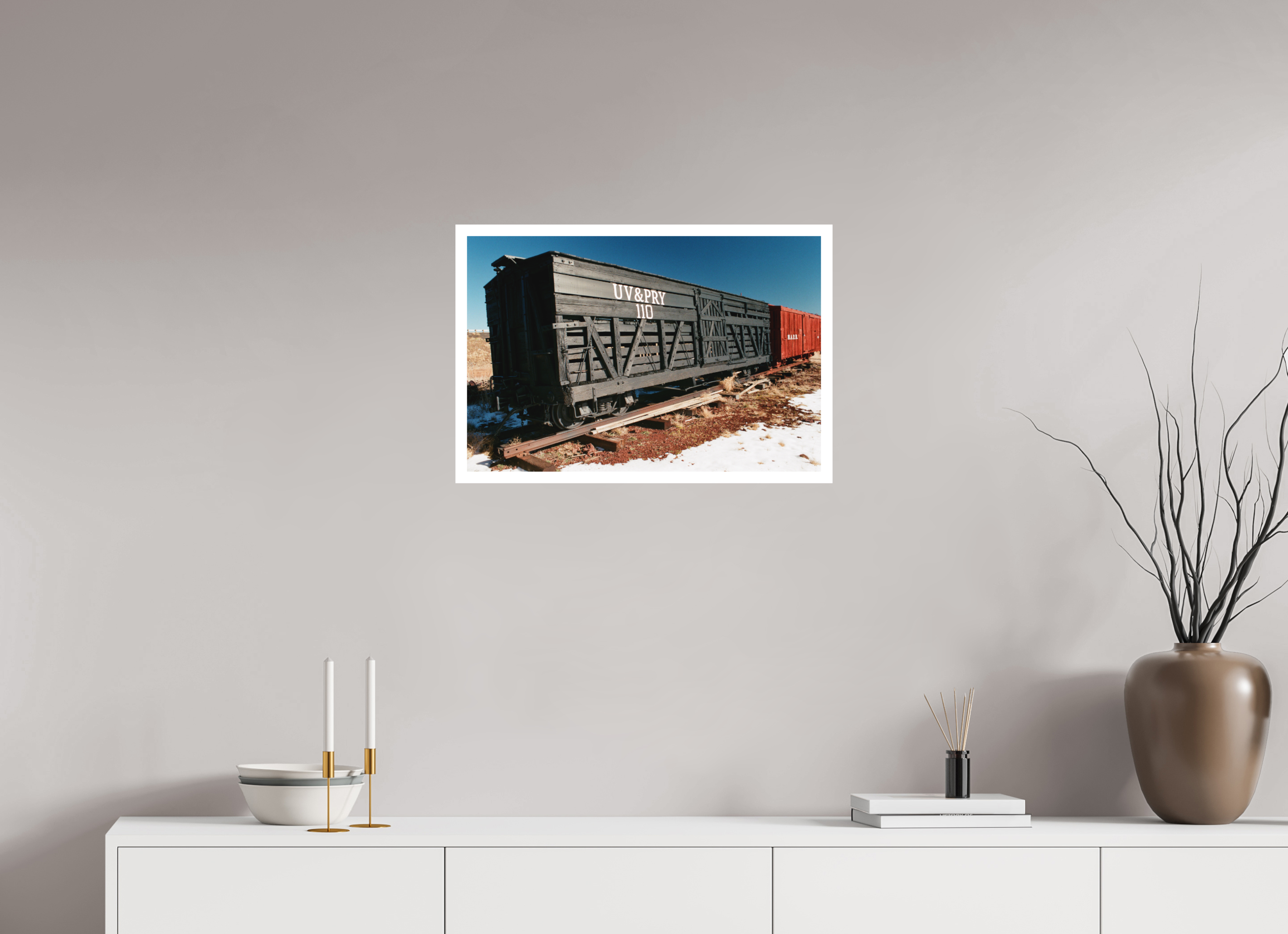 24 x 16″, Hahnemuhle Ultra-Smooth Trains Arizona Six