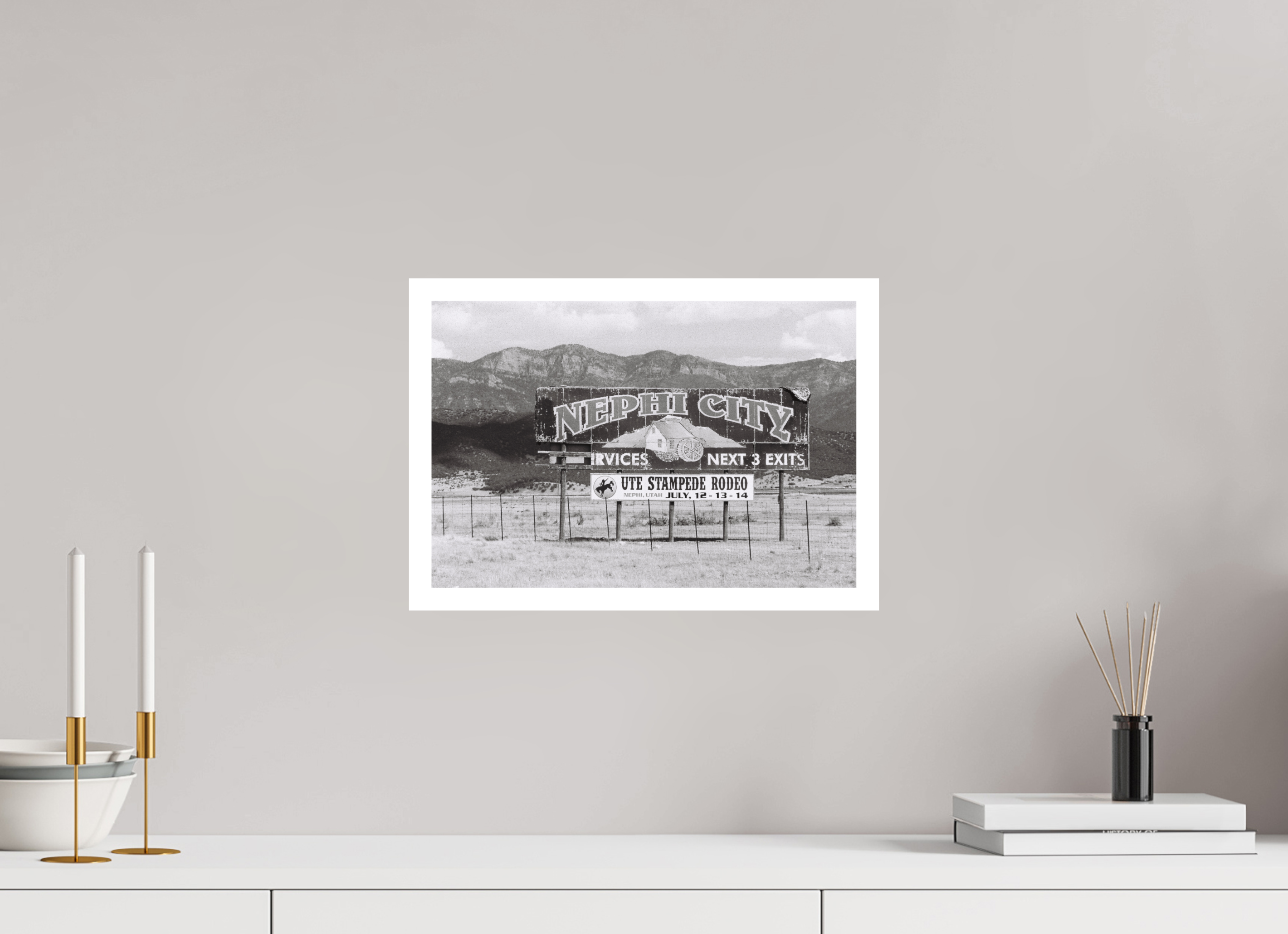 14.8 x 10″, Hahnemuhle Ultra-Smooth Nephi Utah One