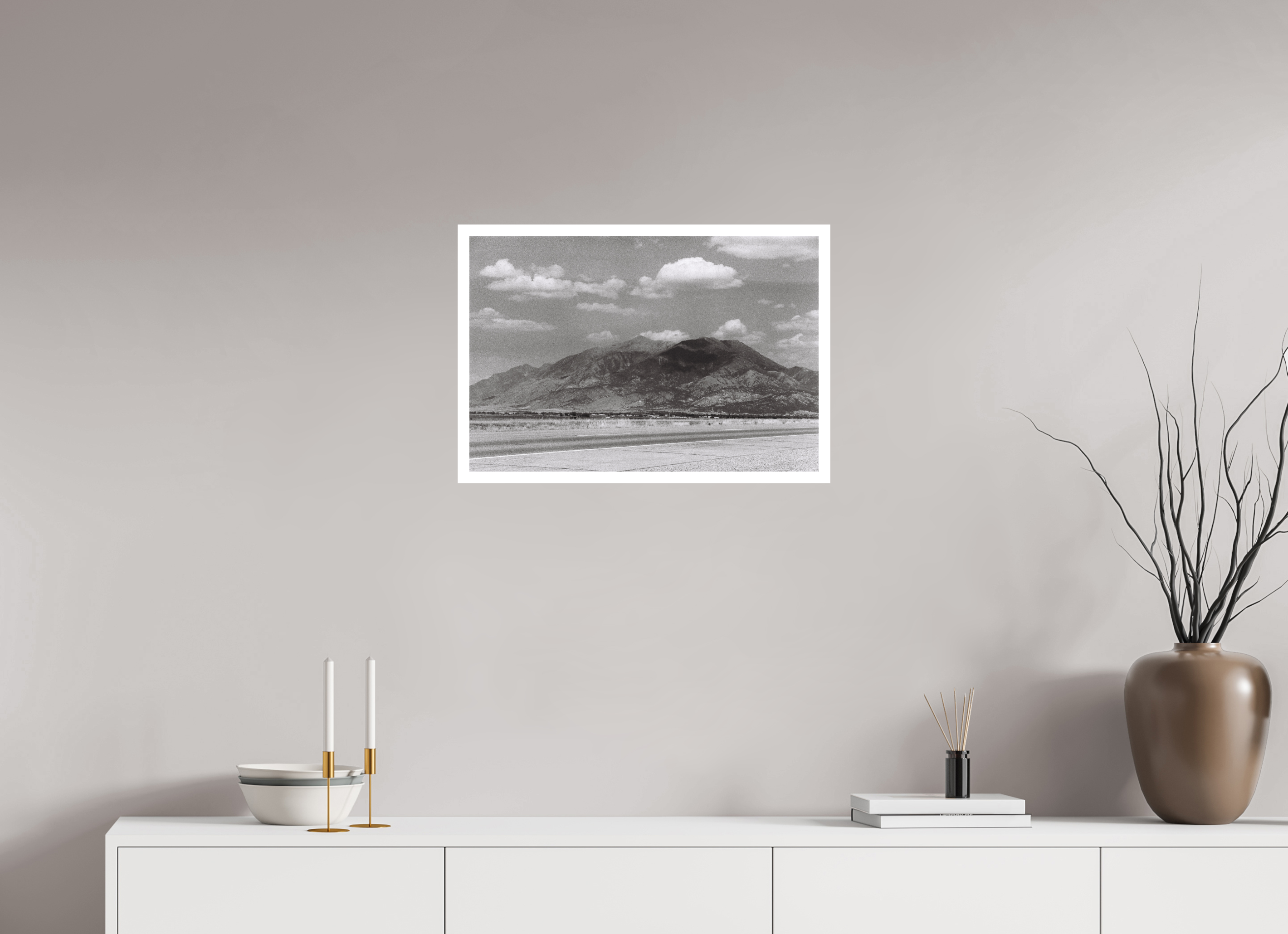 23.7 x 16″, Hahnemuhle Ultra-Smooth Paper Mt. Nebo Photo Master-print