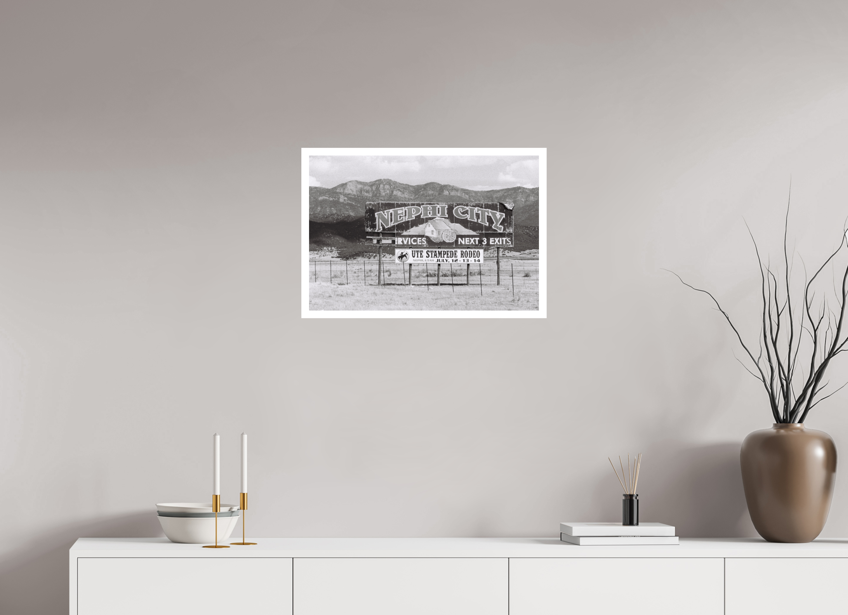 23.7 x 16″, Hahnemuhle Ultra-Smooth Paper Nephi Utah Photo Master-print