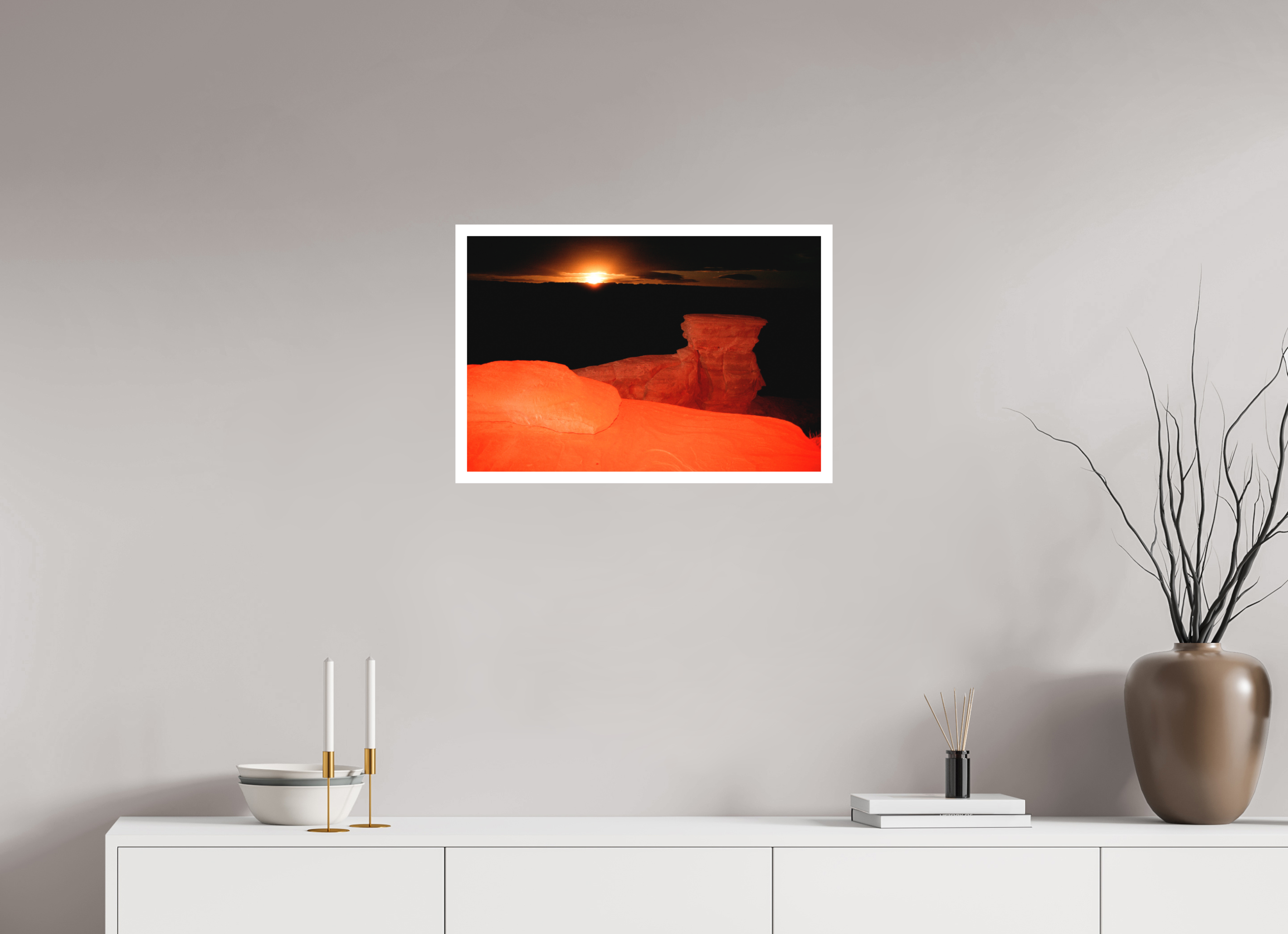 24 x 16″, Hahnemuhle Ultra-Smooth Full Moon Utah Salt Wash Five