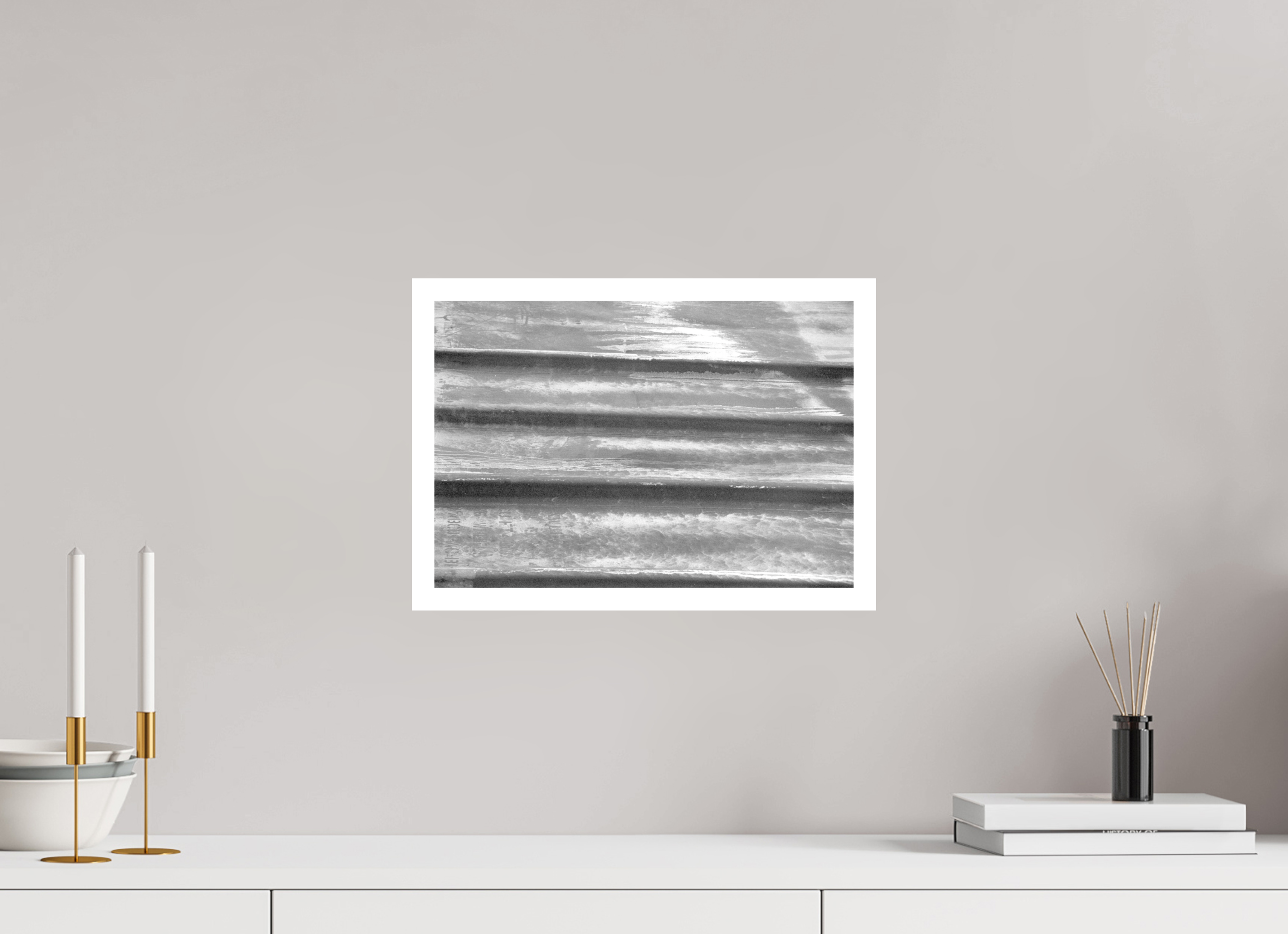 14.6 x 10″, Hahnemuhle Ultra Smooth Paper Abstract Trains Photo Masterprint #4