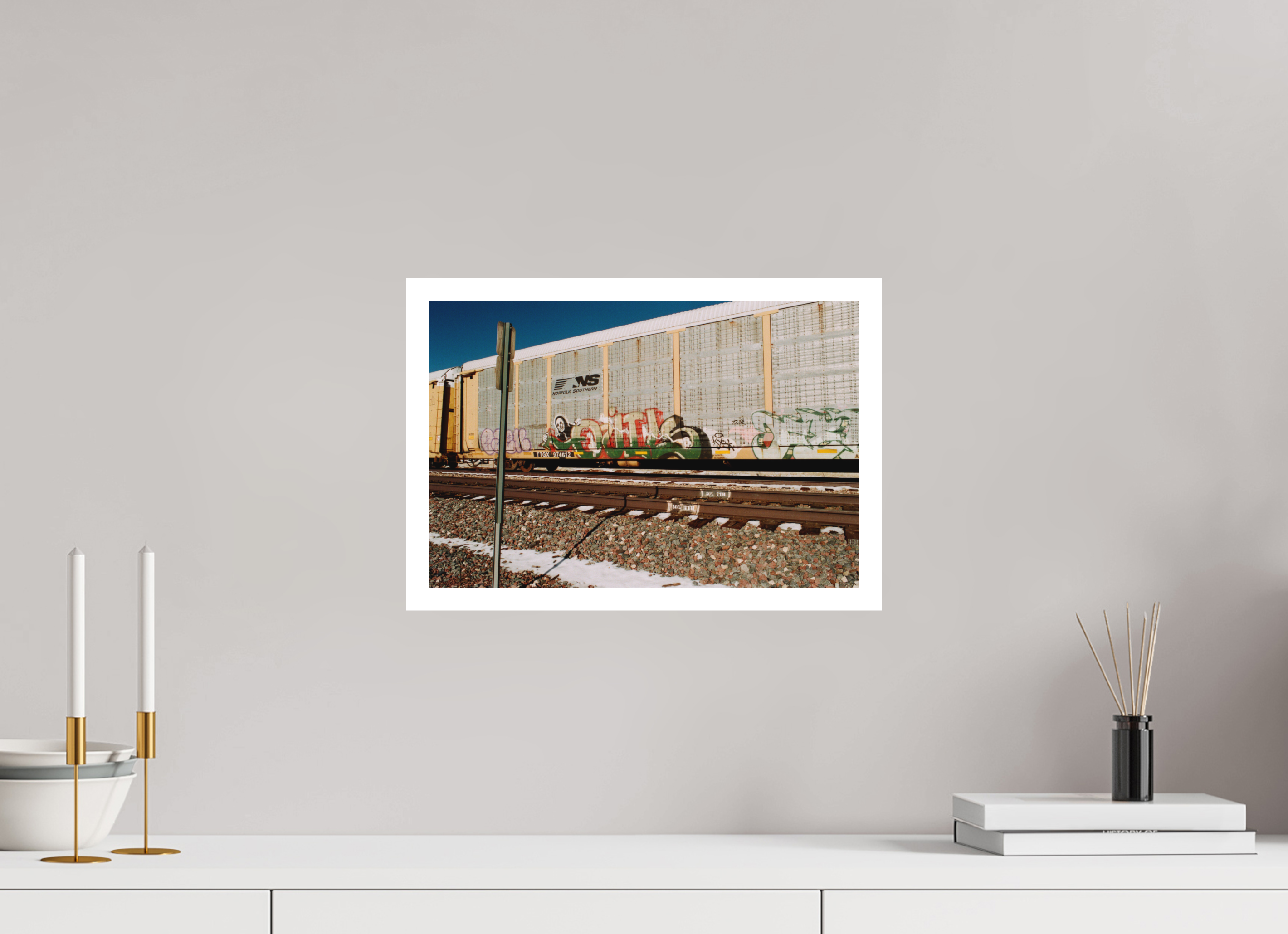 15 x 10″, Hahnemuhle Ultra-Smooth Trains Arizona Four