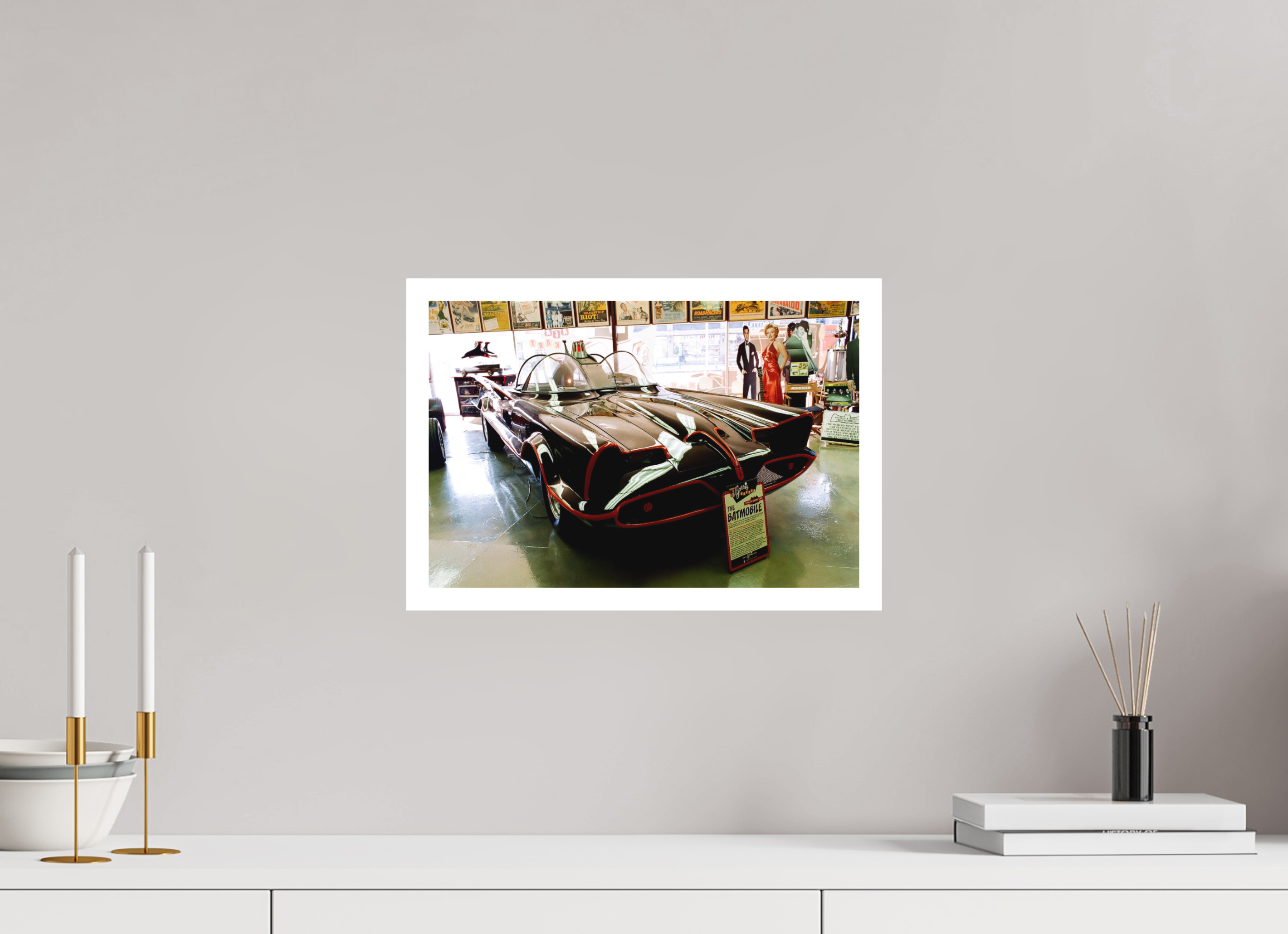 15 x 10″, Hahnemuhle Ultra-Smooth 1966 Batmobile