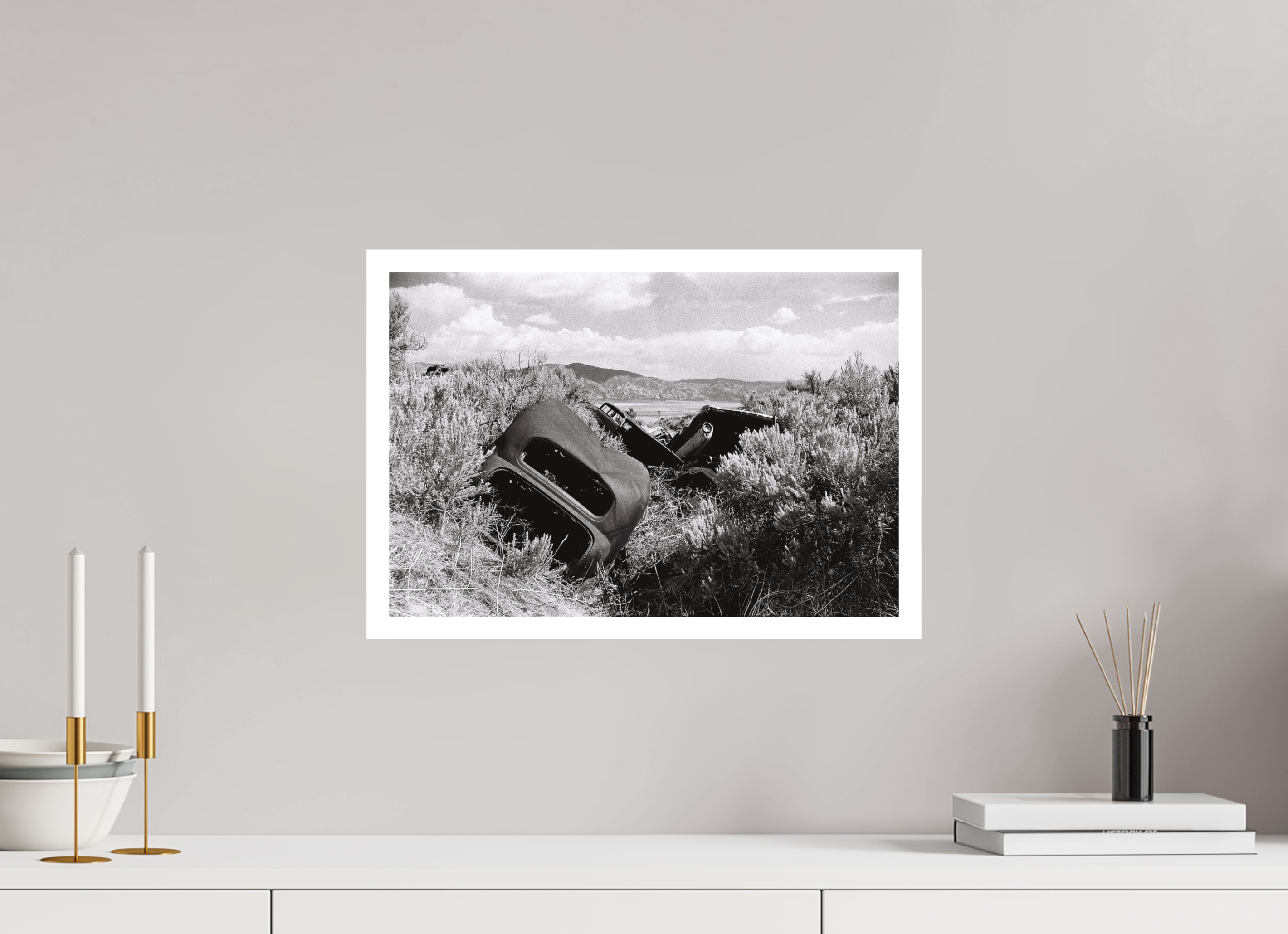 17.8 x 12″, Hahnemuhle Ultra-Smooth Erosion Car Two