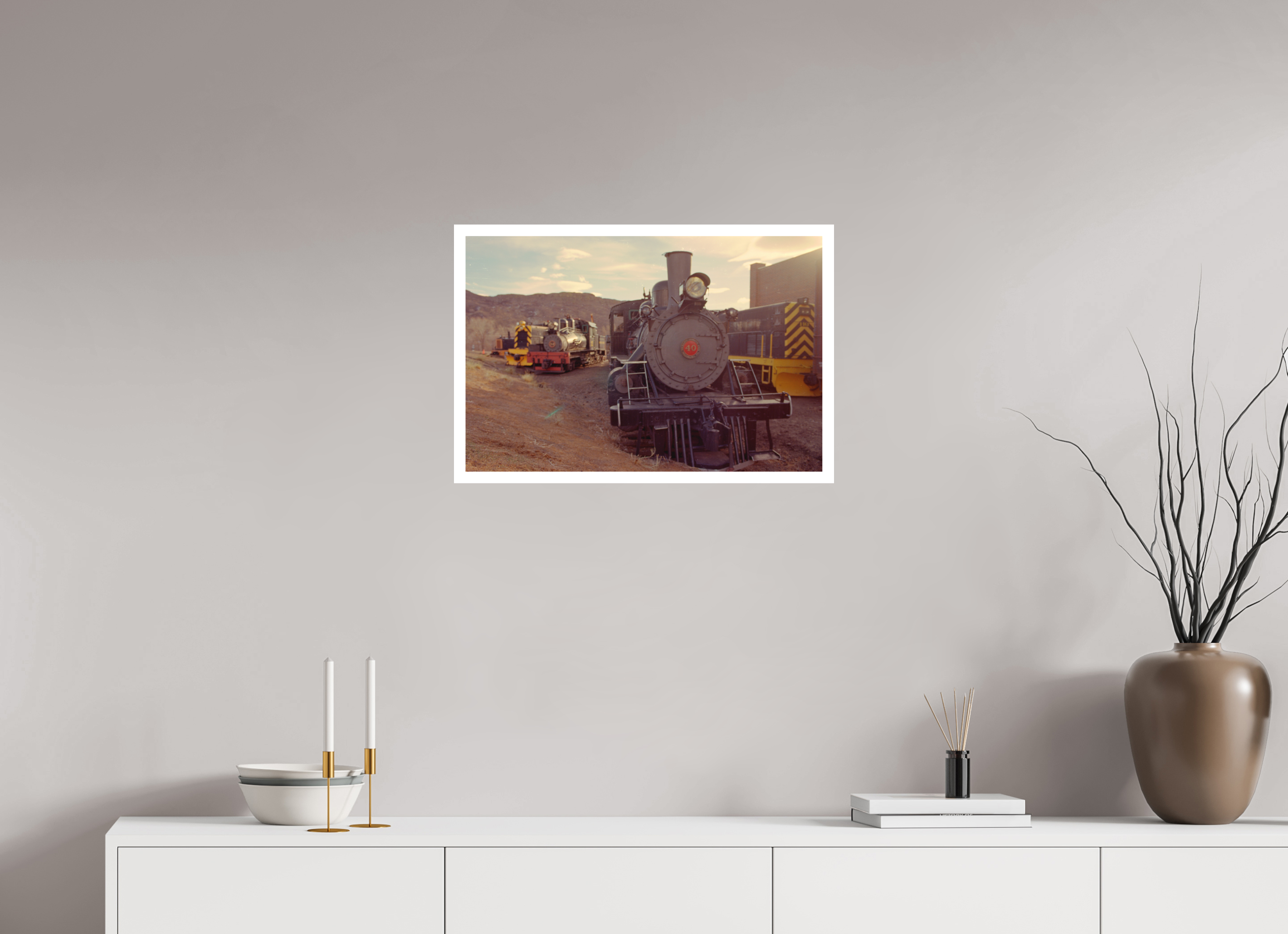 24.2 x 16″, Hahnemuhle Ultra-Smooth Trains Colorado Nine