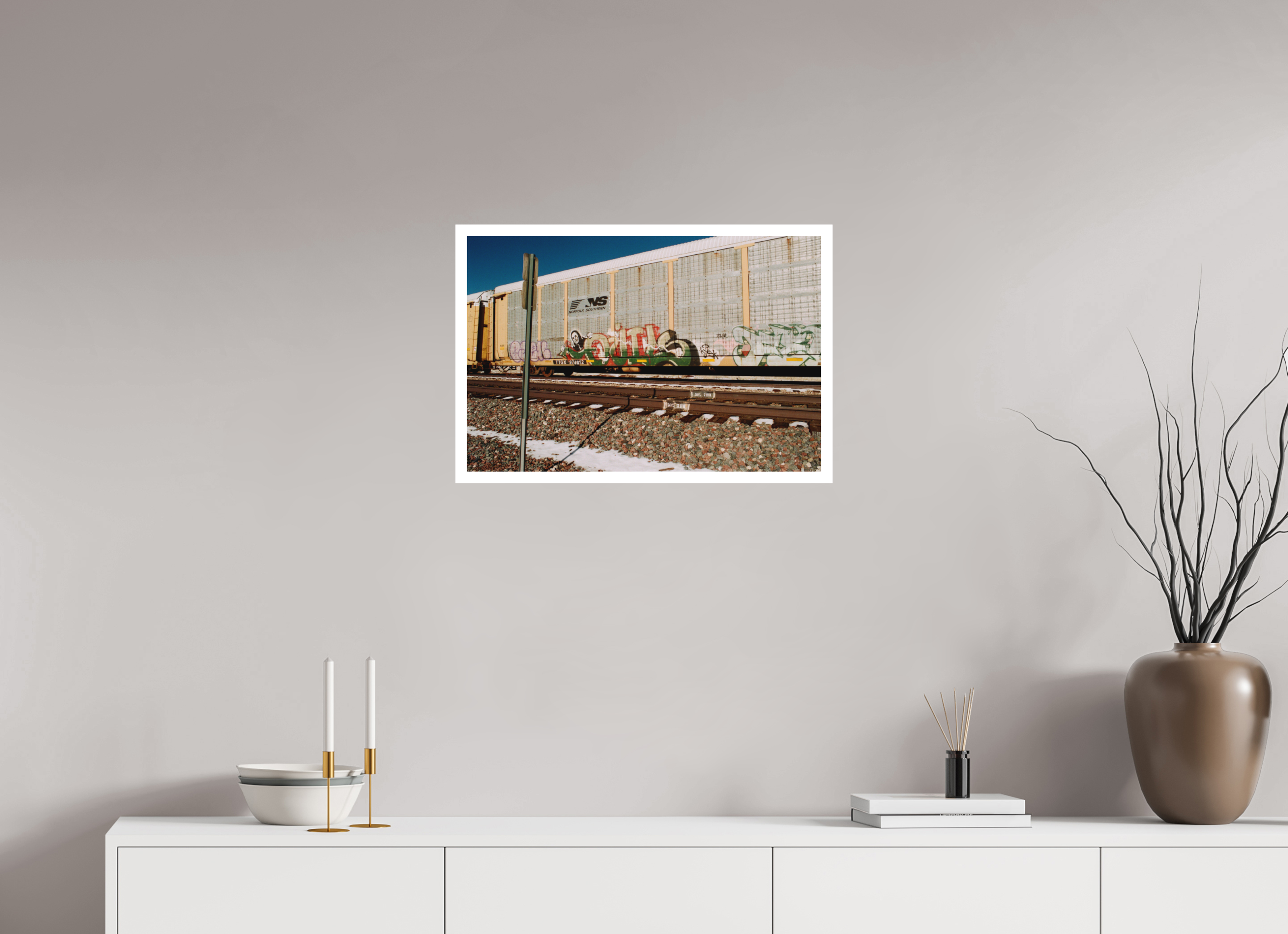 24 x 16″, Hahnemuhle Ultra-Smooth Trains Arizona Four