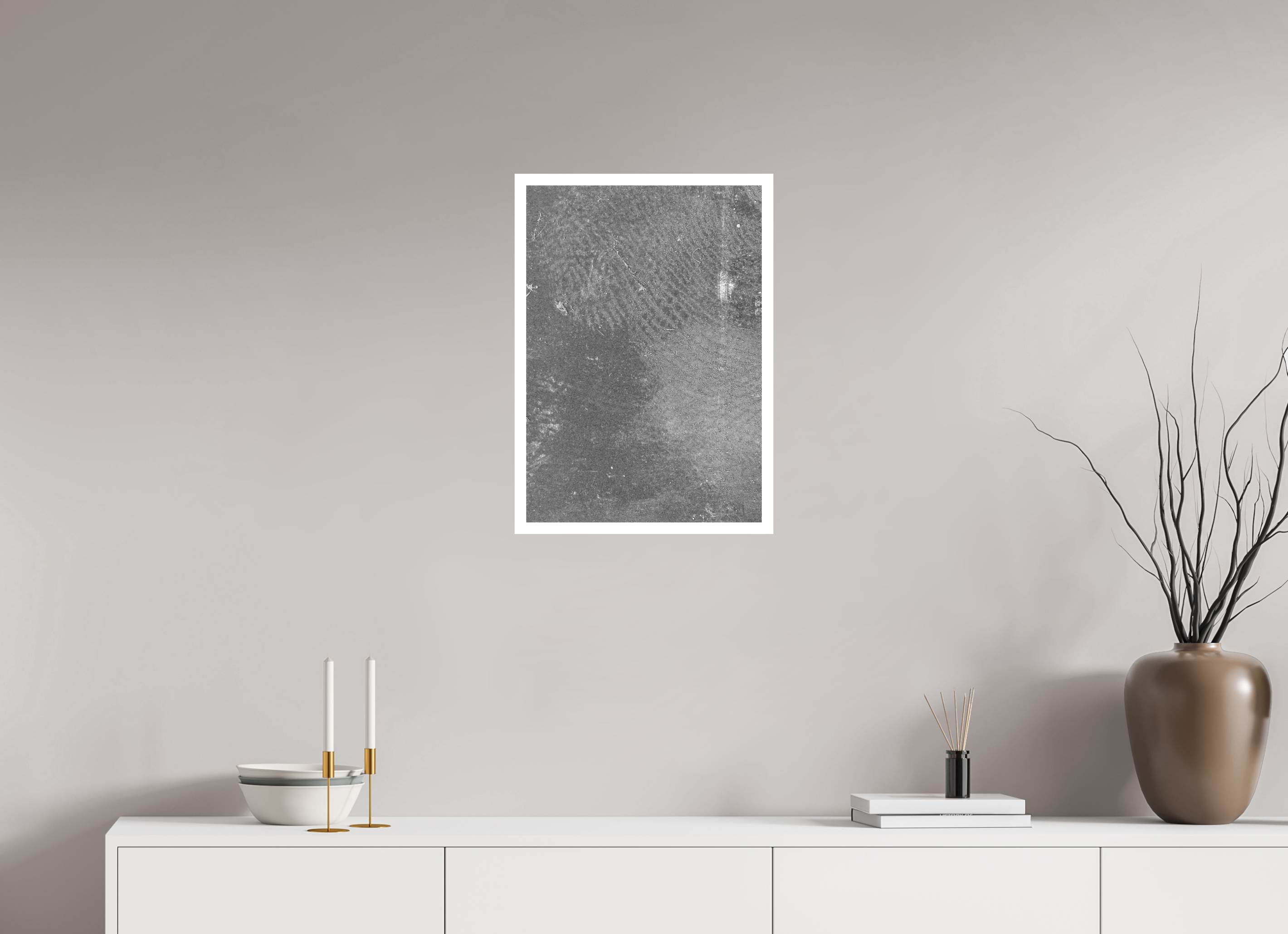 16 x 22.9″, Hahnemuhle Ultra Smooth Paper Abstract Film Fingerprint Photo Master-print