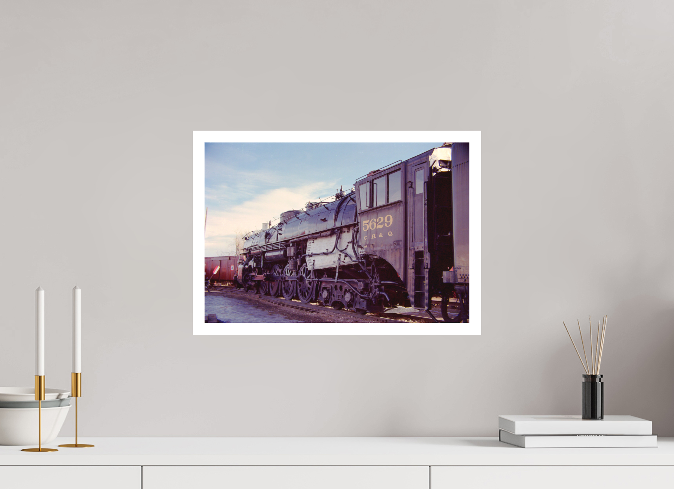 17.6 x 12″, Hahnemuhle Ultra-Smooth Trains Colorado Two