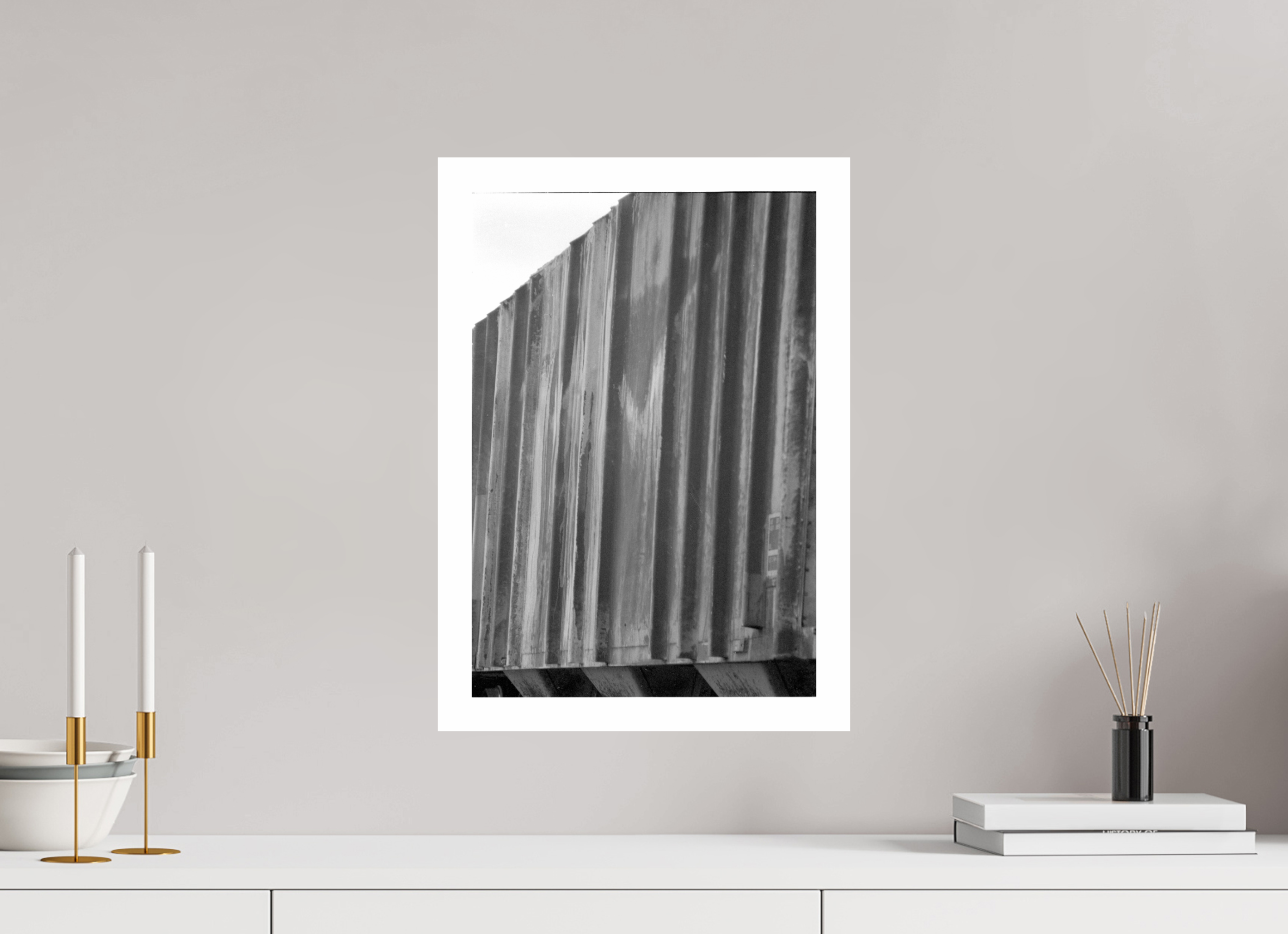 12 x 17.6″, Adam Configeration 2 Abstract Trains Photo Masterprint #3