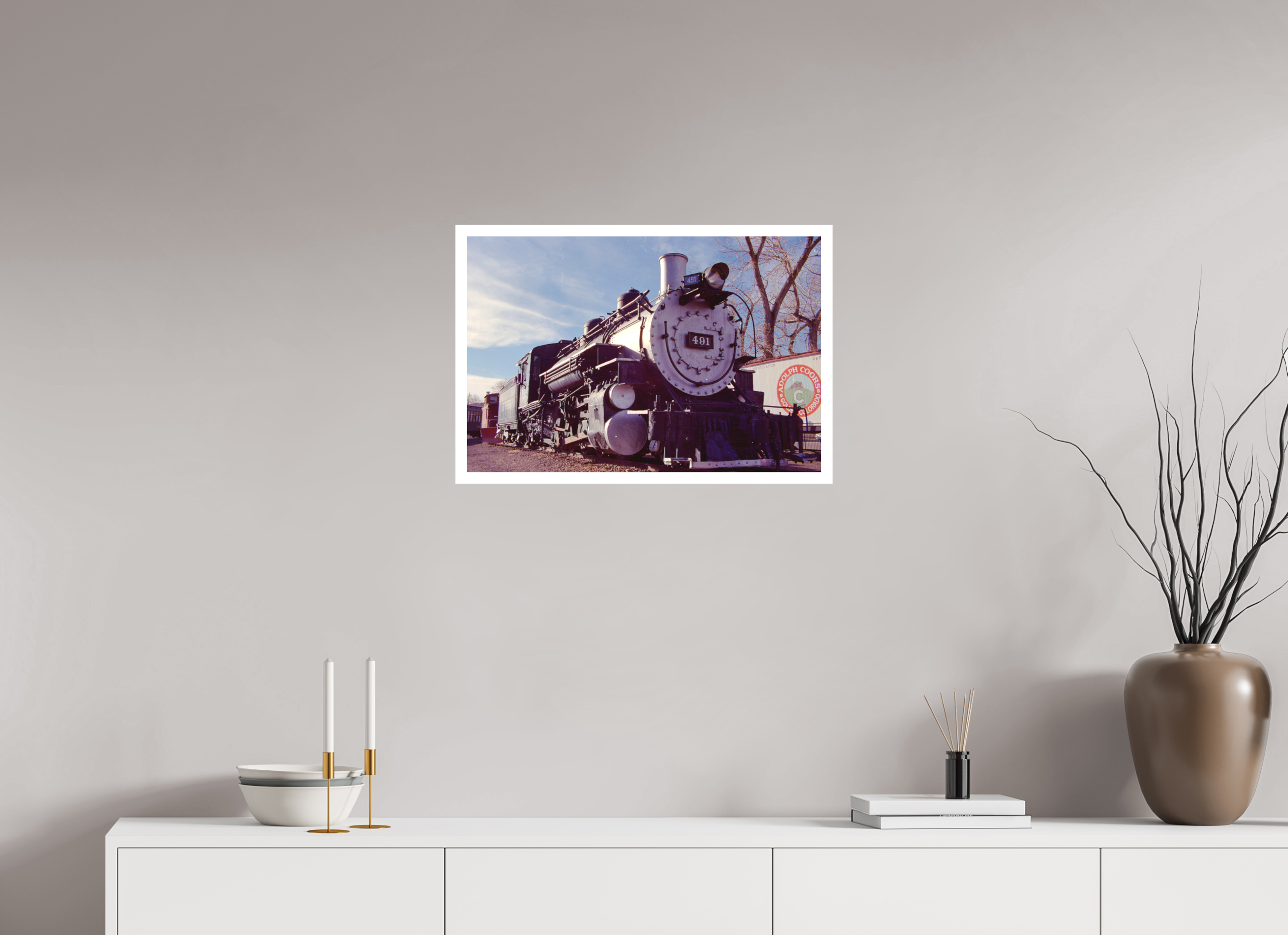 24 x 16″, Hahnemuhle Ultra-Smooth Trains Colorado Five