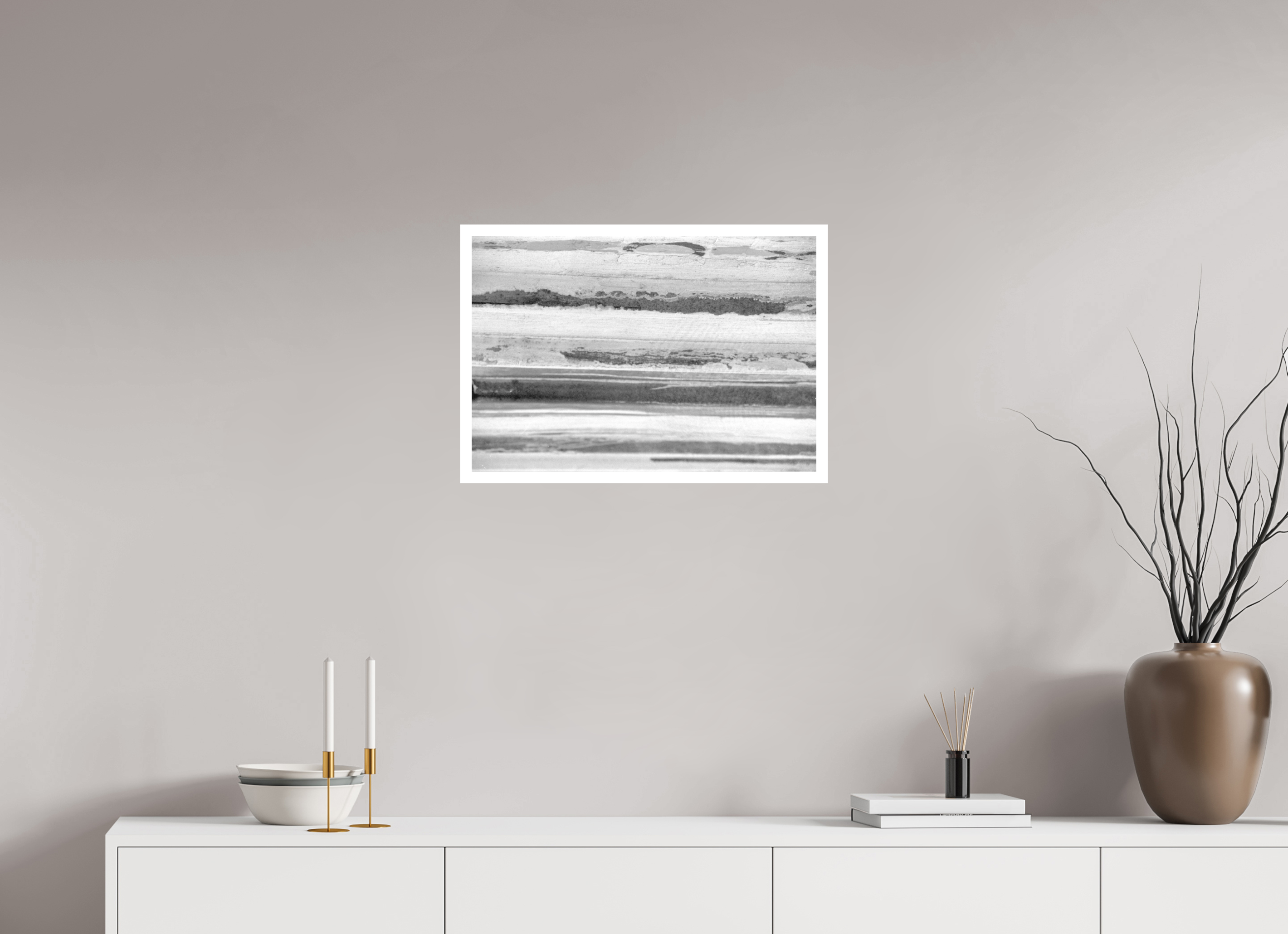 23.4 x 16″, Hahnemuhle Ultra Smooth Paper Abstract Trains Photo Masterprint #1