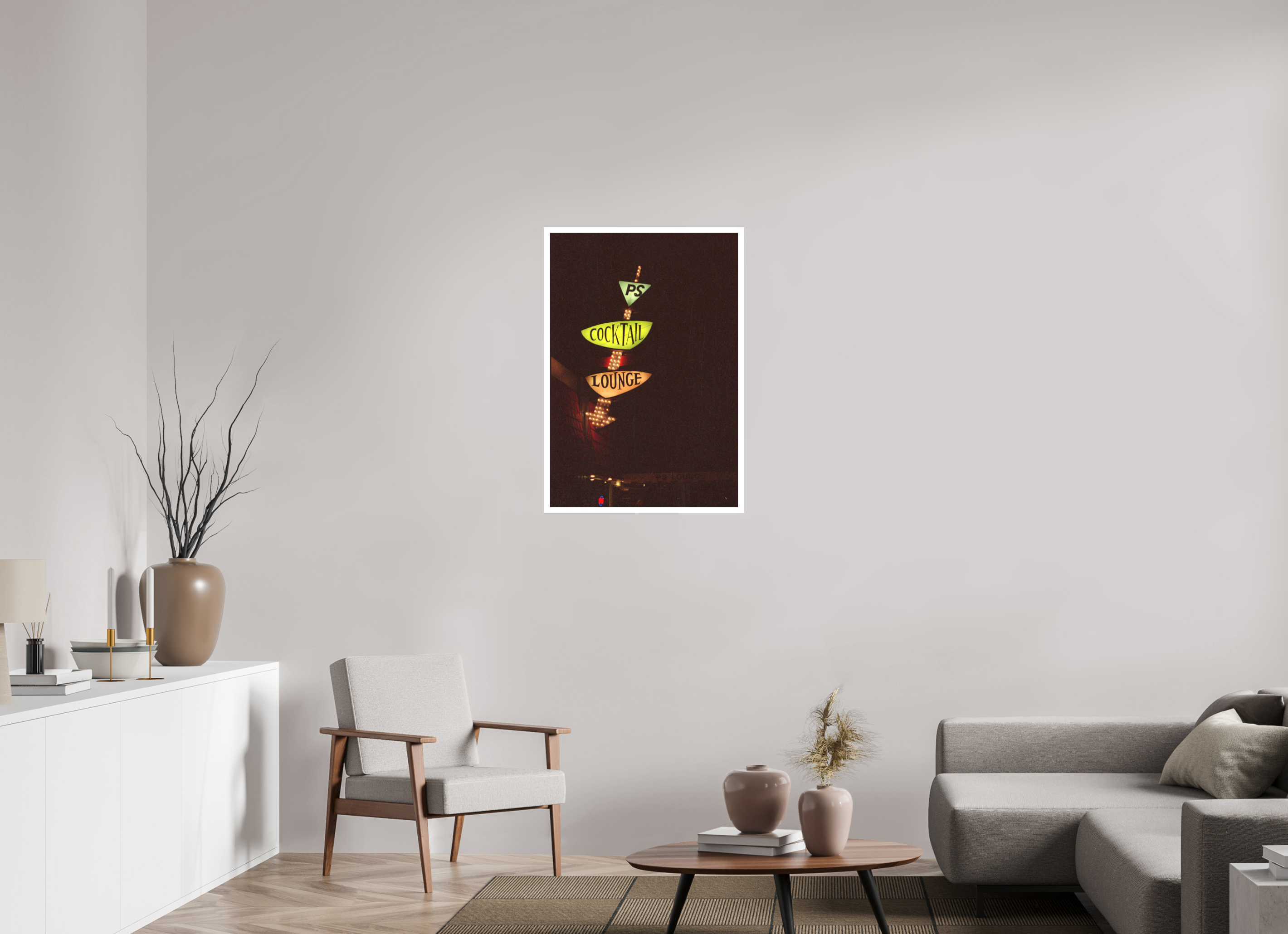 24 x 35″, Hahnemuhle Ultra Smooth Paper PS Cocktail Lounge Photo Master-print