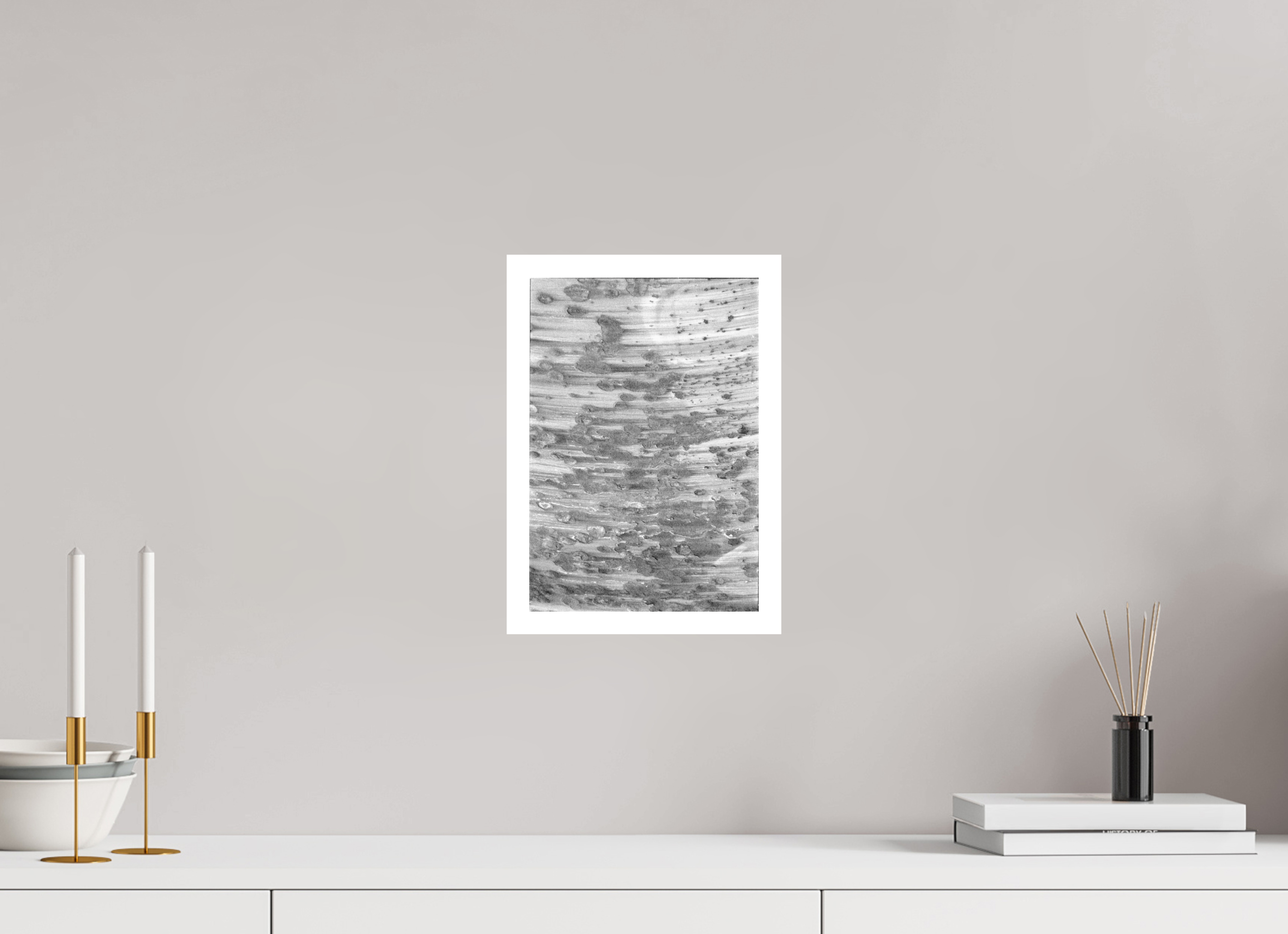 8 x 11.7″, Hahnemuhle Ultra-Smooth Abstract Trains Five