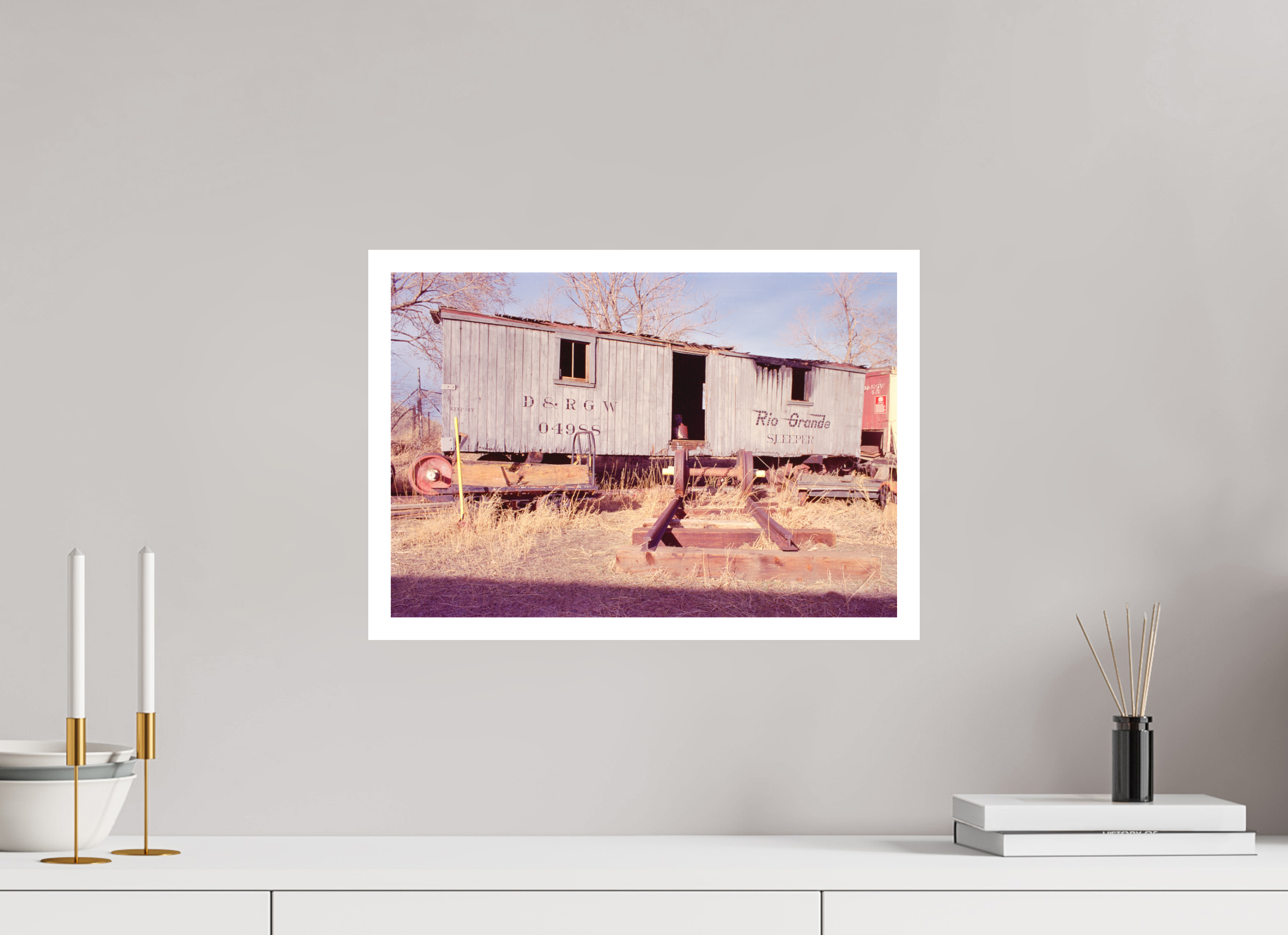 17.6 x 12″, Hahnemuhle Ultra-Smooth Trains Colorado Eight